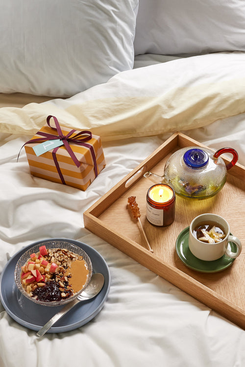 Hübsch soepbord Amare - steenpoeder - ø23xh5cm - vtwonen shop