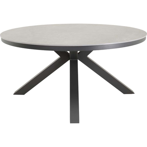 Lesli Living tuintafel Davos - grijs - Ø158cm