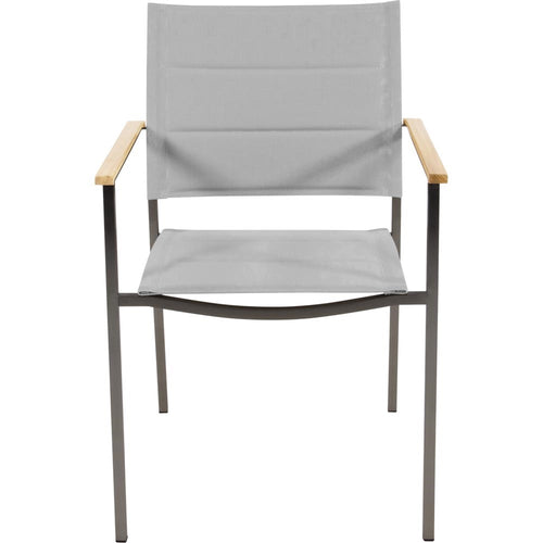 Lesli Living bistrostoel Marmaris - taupe - 55∕56x62x85cm - set van 4