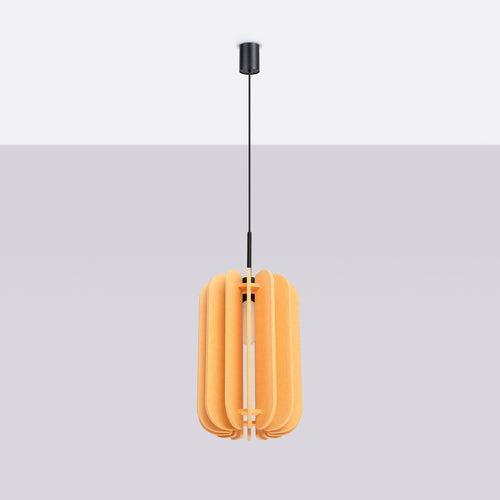 Sollux Lighting Hanglamp MULA 27 geel - 27x27x165cm