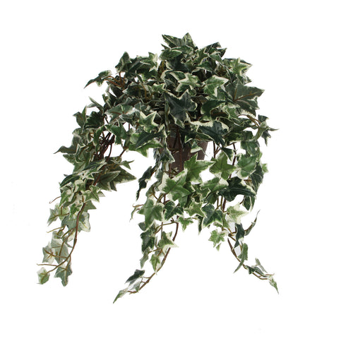 Mica Decorations Hedera Kunstplant in Bloempot Stan - H45 x Ø25 cm - Groen Bont