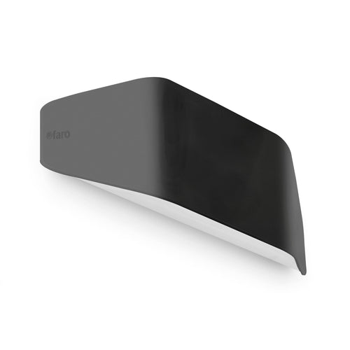Faro Future - 1 Licht Wandlamp Buiten Donkergrijs IP44, E27