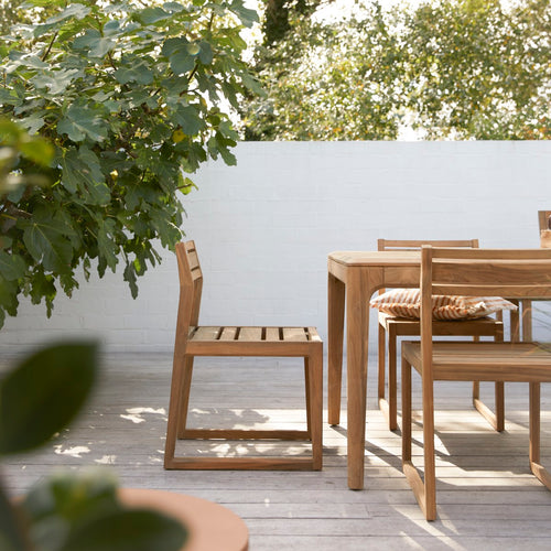 Tikamoon Tuinstoel van gerecycled massief teak - Naturel