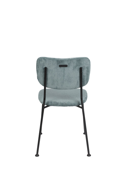 Zuiver Benson Eetkamerstoelen Grijs/Blauw - Set van 2 - vtwonen shop