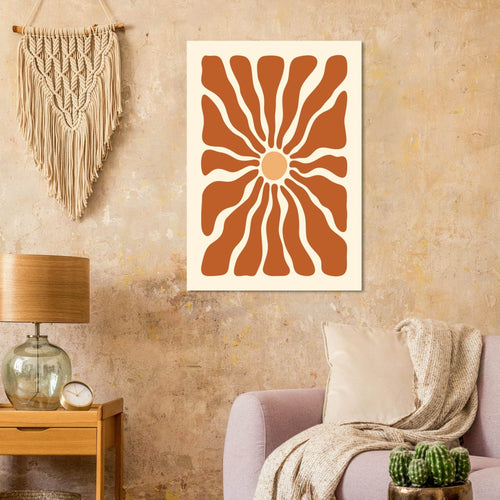 Artfulprints  Boho - Ibiza sun   poster 70x100 cm