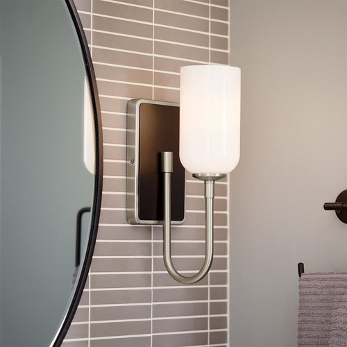 Wandleuchte Modern Gebürstetes Nickel, Schwarz 3000K IP44 1x G9