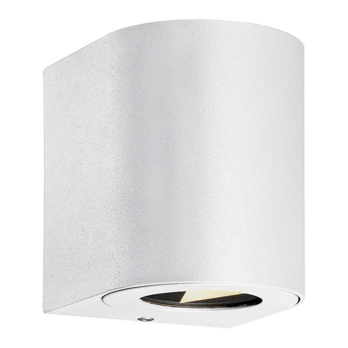 Nordlux Canto Wandlamp Buiten - 2-lichts LED - 2700K - IP44 - Wit - Rond - vtwonen shop