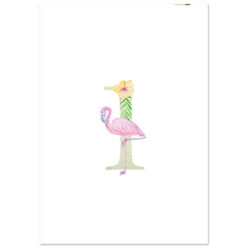 Artfulprints  Cijfer 1 kinderkamer   poster 30x40 cm - vtwonen shop