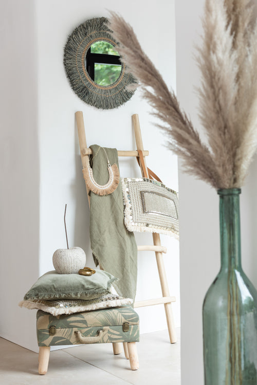 J-Line vaas Cancun - glas - groen - large - 101 cm hoog - vtwonen shop