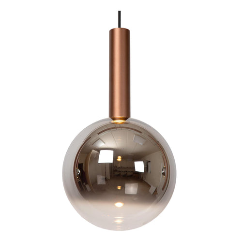 Lucide hanglamp JASMINE - Geïntegreerde LED - Koper