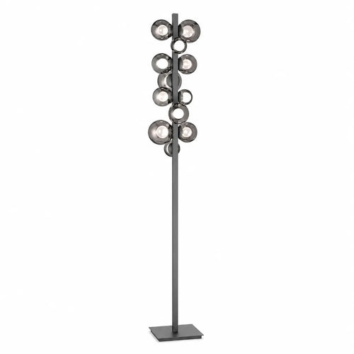 Neuhaus PURE vloerlamp Popup - 12 lichts - 22  x 160   cm - antraciet
