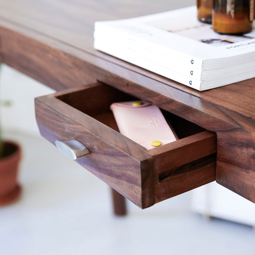 Tikamoon Bureau van massief palissander - Naturel - vtwonen shop