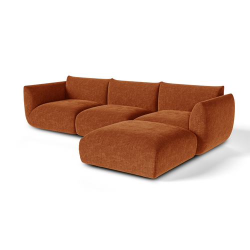 Sia Home - Modulaire hoekbank NOOMA - chenillefluweel  313cm