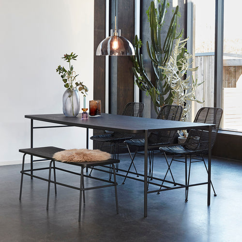 Hübsch vazen Elements - glas - 12x7xh13, 16x9xh18, 12x7xh20cm