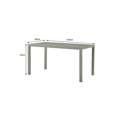 Kare Design Tuintafel Madagascar 140x80cm groen - vtwonen shop