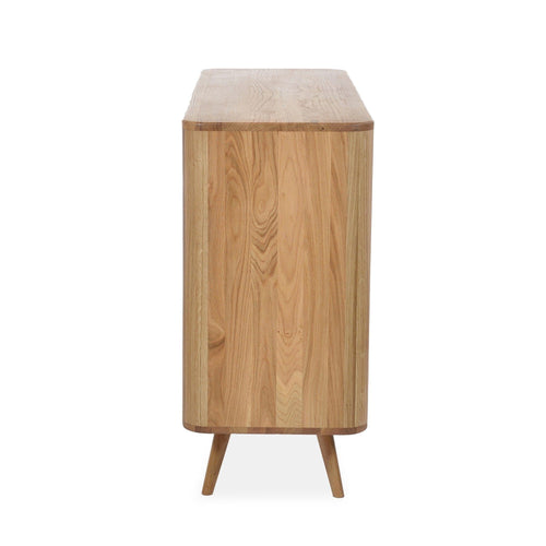 Gazzda Ena Drawer Eikenhouten Ladekast - Naturel / Wit