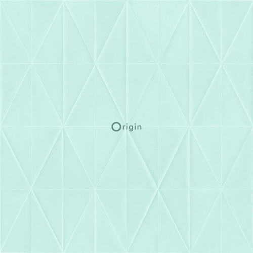 Origin Wallcoverings behang grafische vorm licht azuurblauw - 53 cm x 10,05 m - 347213 - vtwonen shop