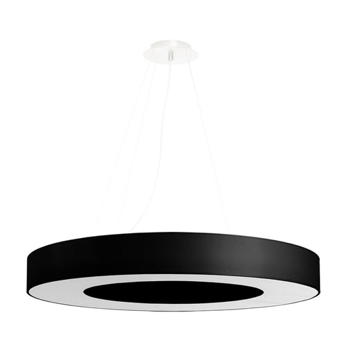 Sollux Lighting Kroonluchter SATURNO SLIM 70 zwart - 70x70x102cm