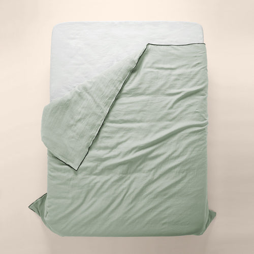 Madura Dekbedovertrek Carlina linde en zwarte hommel 240x220 cm