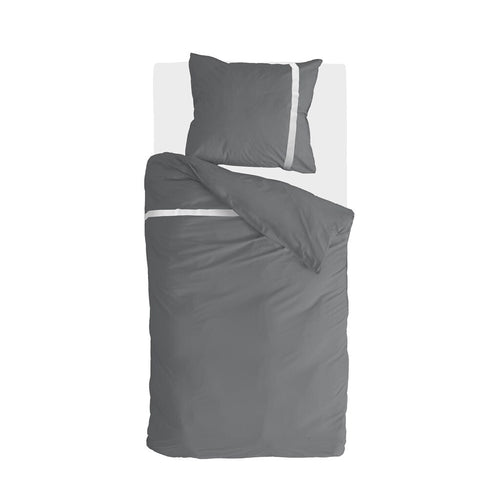 Walra - Dekbedovertrek Timeless Chic - 140x220 cm - Antraciet