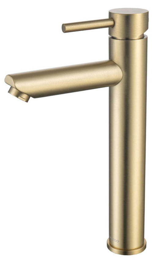 LOMAZOO wastafelkraan Kandy - hoge uitloop - mengkraan - goud