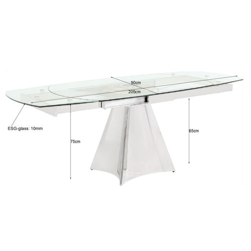 Kare Design Uitschuifbare Eettafel Tempo