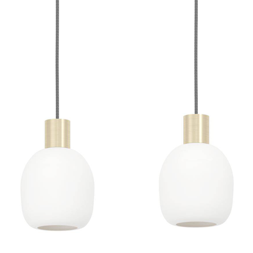 EGLO hanglamp Manzanares - e27 - 97 cm - wit/goud - vtwonen shop