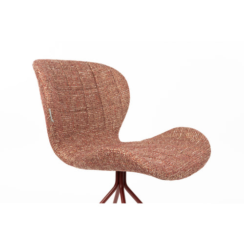 Zuiver OMG Eetkamerstoelen Terra/ Rood - Set van 2