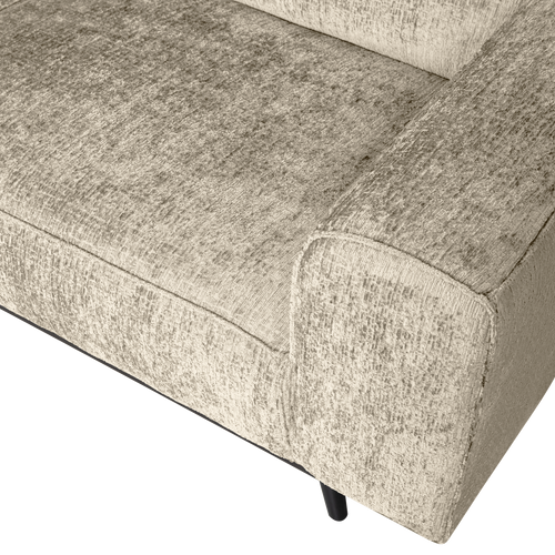 WOOOD hoekbank links Statement - Polyester -Wheatfield-77x274x210 - vtwonen shop