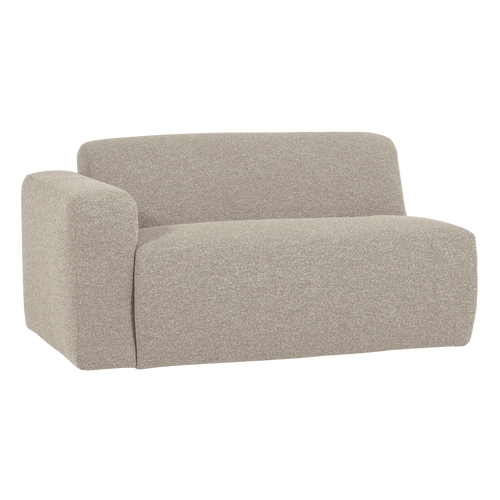 WOOOD 1,5-zits bank arm links Mojo Base - Bouclé - Beige - 74x145x97