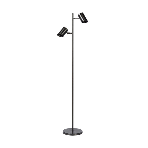 Atmooz vloerlamp Kisoro - zwart - Ø 33 x H 144 cm - G9