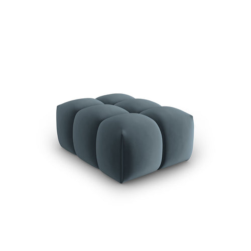 Cosmopolitan Design - Poef Verona flueel pastelblauw - 85x60x40cm