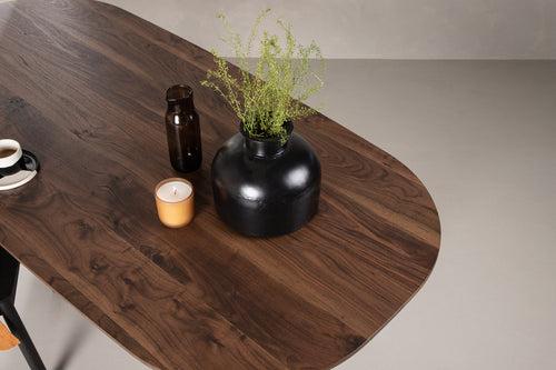 Rebellenclub Eetkamertafel Havdhem - 180 x 90 cm - Walnoot - vtwonen shop