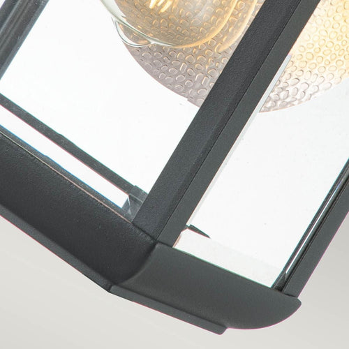 Elstead Byron Byron buitenwandlantaarn grafiet met tinnen reflector IP44