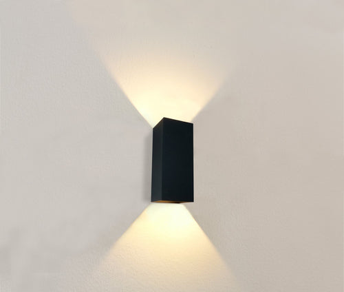 Artdelight wandlamp Dante - 2 lichts - 9  x 24   cm - zwart - vtwonen shop