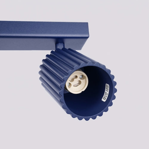 Sollux Lighting Plafondlamp KARBON 6L ultramarijn - 117x6,5x16,5cm