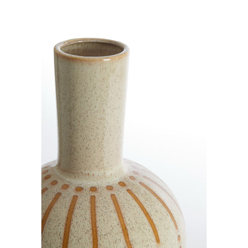 Light & Living vaas Ulloa - bruin - Ø34cm - vtwonen shop