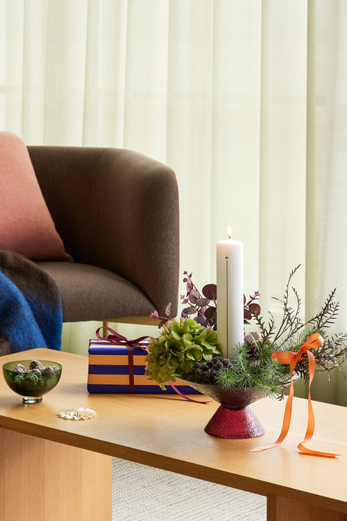 Hübsch glazen kom Bonbon - glas - ø25xh12cm - vtwonen shop