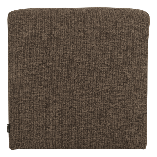 WOOOD eetbank 84 cm rugleuning Mojo Base - Bouclé - Bruin - 83x84x76