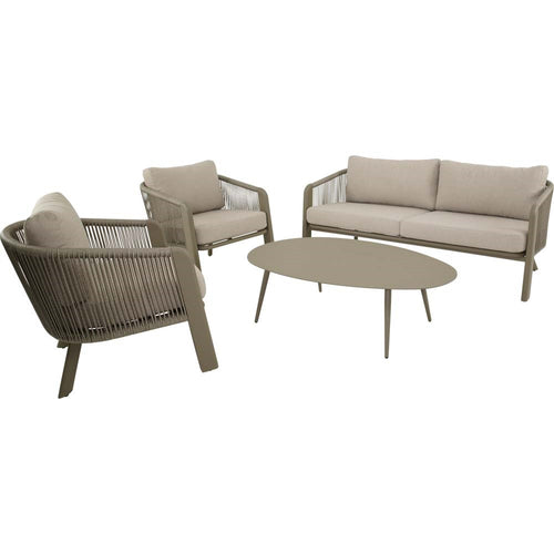 Lesli Living loungebank Tanoa - taupe - 174x78x69cm
