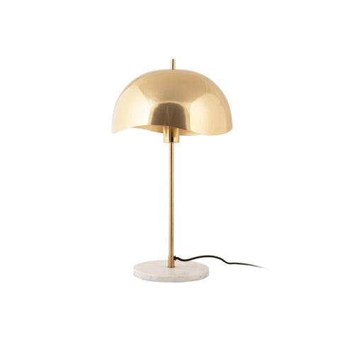 Leitmotiv tafellamp Waved Dome - goud - Ø30cm - vtwonen shop