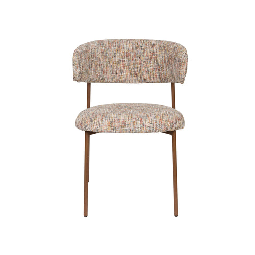 Housecraft Living Claes Eetkamerstoelen Gemêleerd Multi - Set van 2 - vtwonen shop
