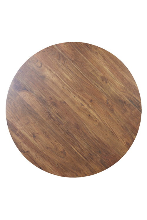 Light & Living eettafel QUENZA - Ø140x76cm - bruin