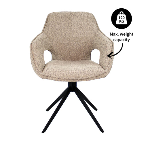 Kick draaistoel Owen - Beige