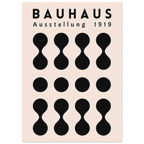 Artfulprints  Bauhaus - Ausstellung 1919   poster 50x70 cm - vtwonen shop
