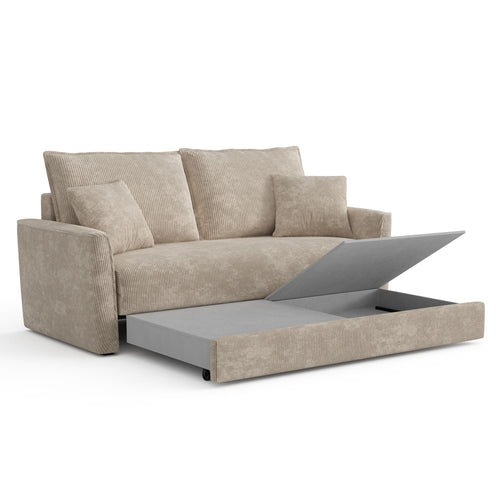 Sia Home - Rechte bank LUXO - Corduroy - Mol - 180cm