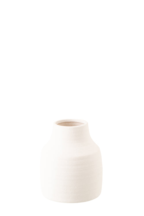 J-Line vaas Ruby - steengoed - wit