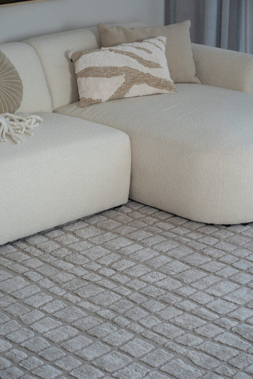 Interieur05 Scandinavisch vloerkleed Malin zand - 140 x 200 cm - vtwonen shop