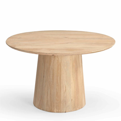 Giga Meubel Eettafel Yasmijn - Rond - Mangohout - 120cm - vtwonen shop