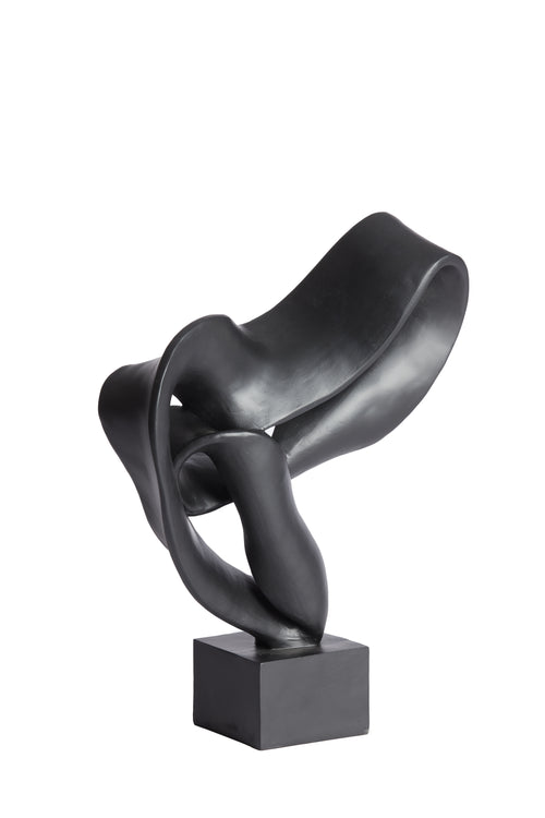 Light & Living ornament KAJAN - 33x14.5x44.5cm - zwart